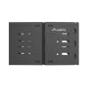 Lanberg FB01-5406-10B rack accessory Bracket