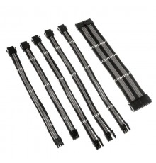 Kolink Core Adept Braided Cable Extension Kit - Black/Grey
