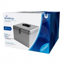 MediaRange BOX76 optical disc case Box case 300 discs Silver