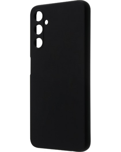Wave Soft Touch Silikonisuoja, Samsung Galaxy A05s, Musta