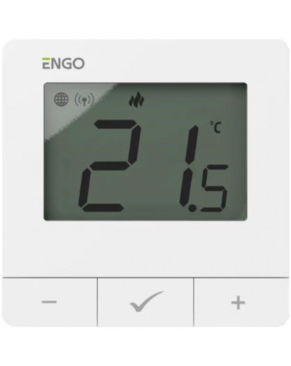 Temperature reg., 230V, white, Internet, ZigBee