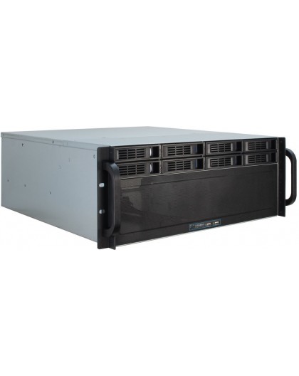 Inter-Tech 4U-4408 Rack Black, Silver