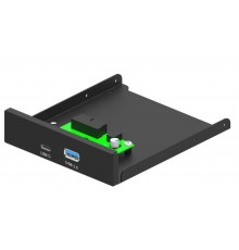 CASE ACC FRONT 3.5" PANEL/USB 2P FDI3-U3C-01 GEMBRID
