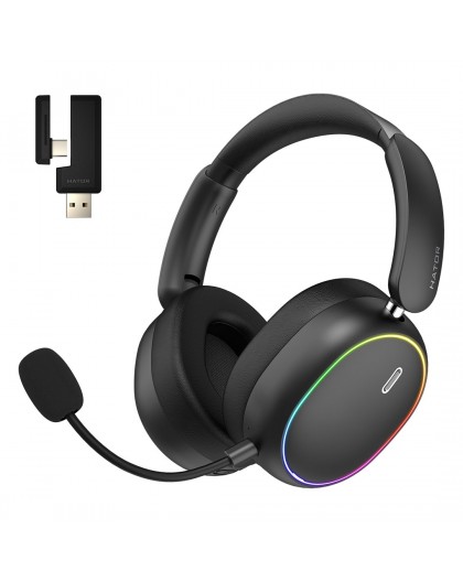 HATOR Phoenix 2 Wireless Headset Wired & Wireless Head-band Gaming USB Type-C / USB Type-A Bluetooth Black