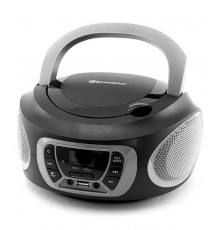Roadstar CDR-365U/SL CD player Portable CD player Black, Silver