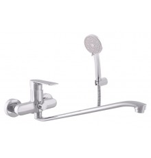 BATH MIXER BENT SPOUT NIL CHROME