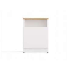 GALAX 30/1D WHITE/ARTISAN BEDSIDE TABLE