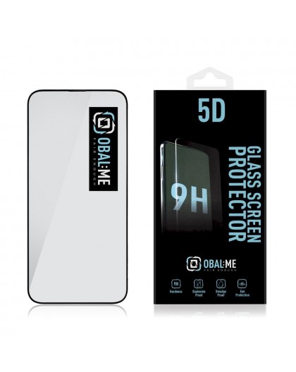 OBAL:ME 5D Glass Screen Protector for Apple iPhone 15 Pro / black