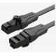 PATCH CABLE CAT.6 UTP/5M BLACK IBABJ VENTION