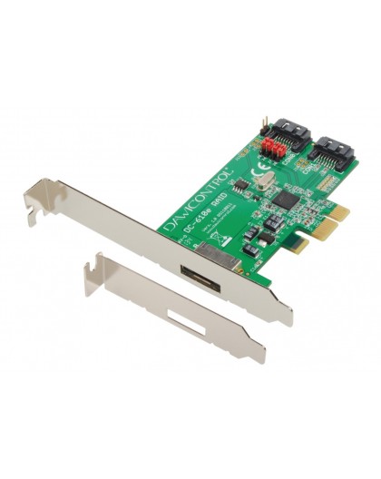 Dawicontrol DC-610e RAID controller PCI Express 2.0 6 Gbit/s