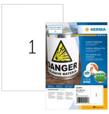 HERMA 9501 self-adhesive label Rectangle Permanent White 50 pc(s)