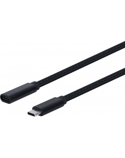 Fuj:tech USB-C - USB-C 3.2 -jatkokaapeli, 1 m