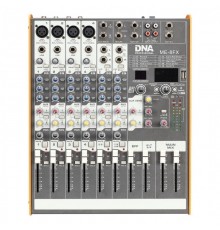 DNA ME-8FX audio mixer, 8 channels, USB, Bluetooth