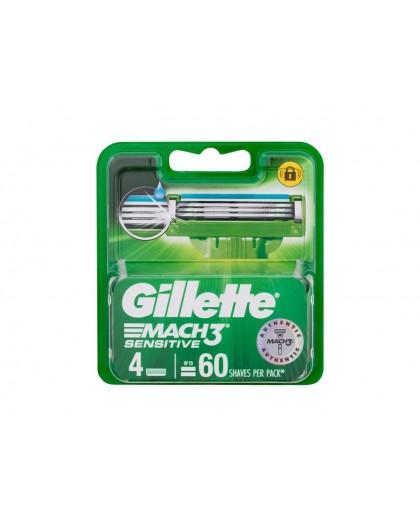 Gillette Mach3 Replacement blade 4pc