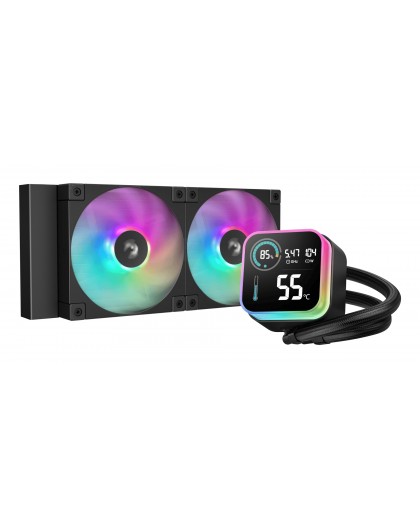 DeepCool LQ240 Processor Liquid cooling kit 12 cm Black 1 pc(s)