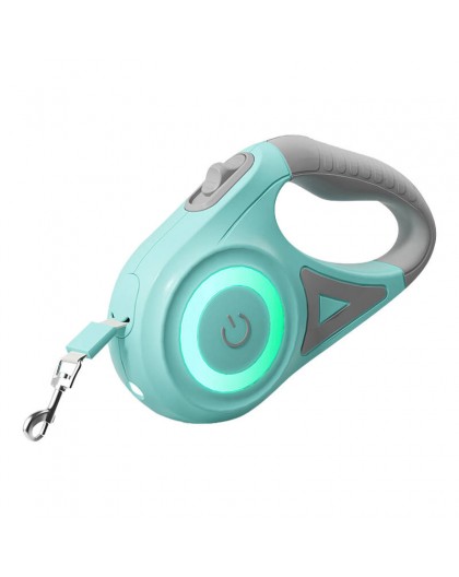 Rojeco Dog Automatic Leash LED 5 m (green)