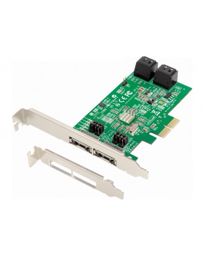 Dawicontrol DC-624E RAID RAID controller PCI Express x2 2.0 6 Gbit/s
