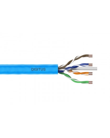 Digitus CAT 6A U/UTP data cable - installation cable, 100 m paper box, simplex, Dca