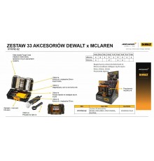 DEWALT 33pc accessory kit w/ angle adaptor