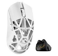 WLMOUSE Beast X Pro Solid Sides Gaming Maus, Omron Optical Switches - weiß