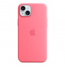 Apple iPhone 15 Plus Silicone Case with MagSafe - Pink