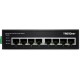 Trendnet TI-E80 network switch Unmanaged Fast Ethernet (10/100) Black