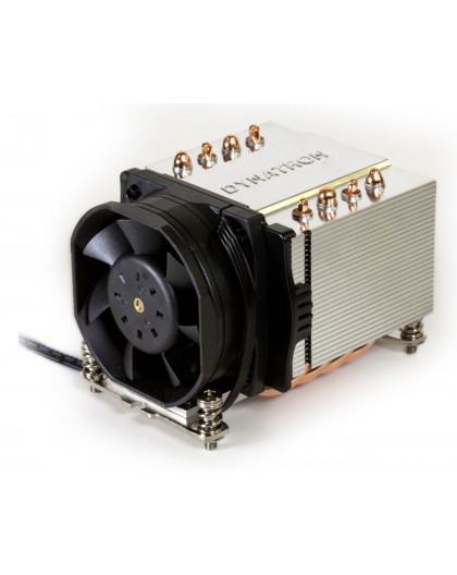 Dynatron A24 computer cooling system Processor Cooler 6 cm Black, Silver 1 pc(s)