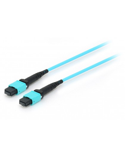 Equip MTP/MTP Trunk Fiber Optic Patch Cable, OM4, 15m