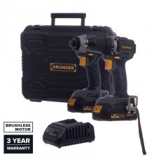 TOOL SET CD-B0A18 CW-B1218E 18V BL 2X2AH