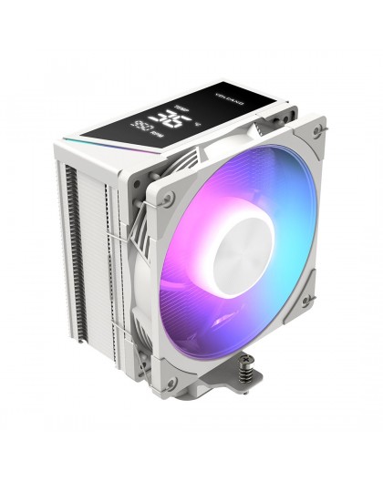 MODECOM Volcano 0C T202 LCD ARGB Processor Air cooler 12 cm White