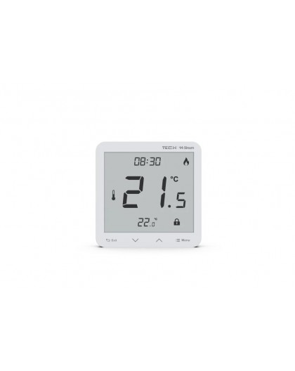 Wired Room Controller Sinum White R-S3 Tech Controllers