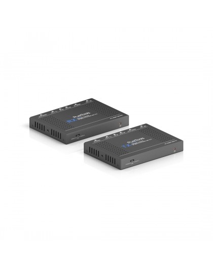 PureTools PT-HDBT-200 AV extender AV transmitter & receiver Black