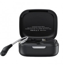 KZ AZ09 black - Replaceable Bluetooth module with ear hook for headphones, black