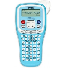 Brother PT-H100 label printer, blue
