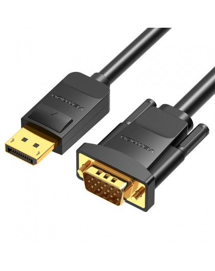 DP TO VGA CABLE 2M/BLACK HBLBH VENTION