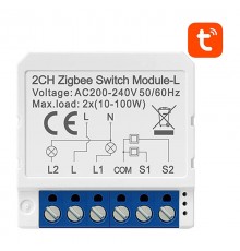 Smart Switch Module ZigBee Avatto LZWSM16-W2 No Neutral TUYA