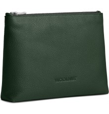 Woolnut Leather Pouch - accessory pouch, green