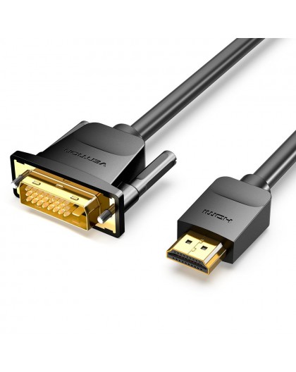 HDMI TO DVI CABLE 2M/BLACK ABFBH VENTION