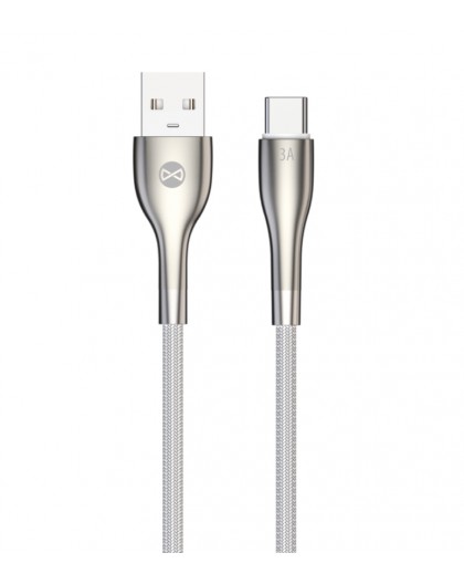 Forever Sleek Cable USB / USB-C 1.0 m / 3A