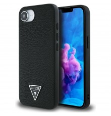 Guess Grained Triangle MagSafe Case for Apple iPhone 16e