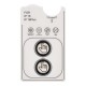 OBAL:ME Lens Protector for Apple iPhone 16/16 Plus / white