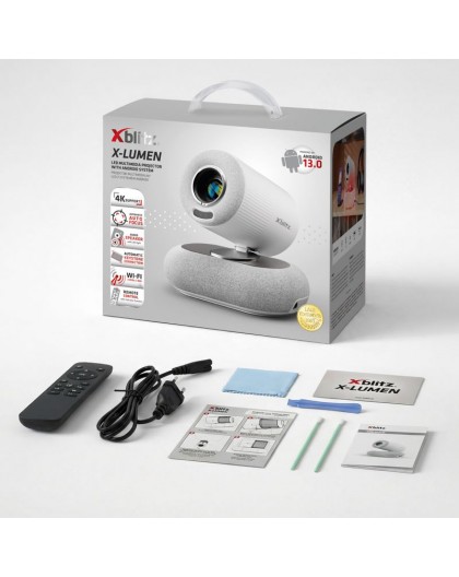 X-LUMEN MULTIMEDIA LED PROJECTOR WITH ANDROID SYSTEM