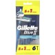 Gillette Blue II Razor 6pcs