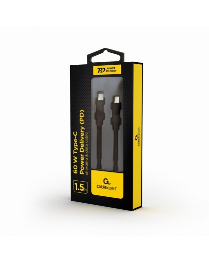 USB-C PD CABLE 1.5M/CC-USB2-CMCM60-1.5M GEMBIRD