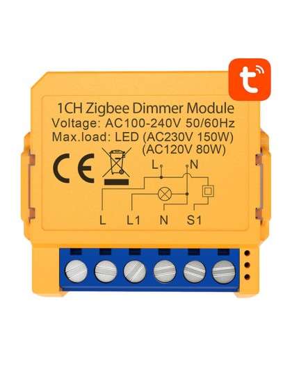 Smart socket switch ZigBee Avatto ZDMS16-1 TUYA