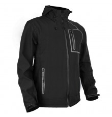 MENS JACKET SOFTSHELL STR_027_BLACK_XL