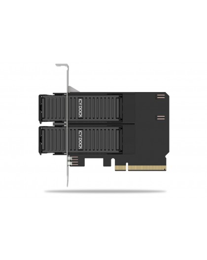 Icy Dock MB312M4P-B interface cards/adapter M.2, PCIe