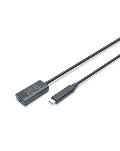 Active USB 3.2 Gen2 Extension, USB-C to USB-A, 5m