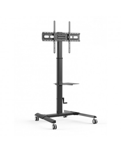 Techly ICA-TR228 multimedia cart/stand Black Flat panel