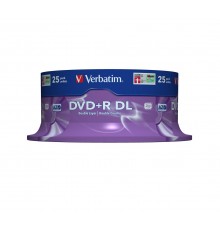 DVD+R Verbatim 8.5GB X8 Double Layer (25 Cake)